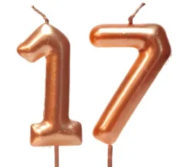 swieczki-na-tort-17-urodziny-rose-gold-metaliczne
