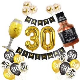 zestaw-balony-30-urodziny-trzydziestka-whisky-balonow-zlote-czarne-na-hel