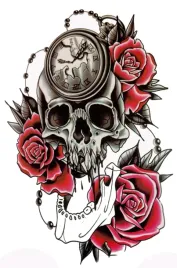 tatuaz-realistyczny-tymczasowy-zmywalny-czaszka