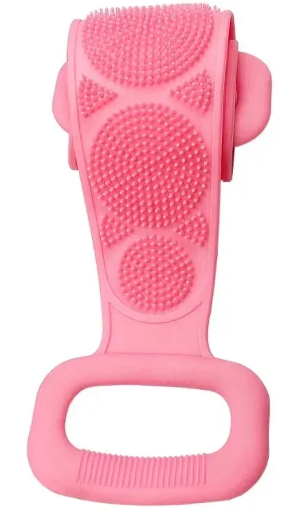 masazer-do-kapieli-mycie-plecow-nog-ciala-rozowy-myjka-silikonowa-szczotka-stan-nowy