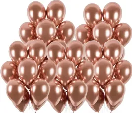 balony-chrom-shiny-rose-gold-50-szt-urodziny-35-cm