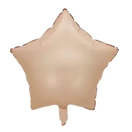 balon-foliowy-bezowy-gwiazda-matowa-bezowa-45-cm-urodziny-wesele-chrzest