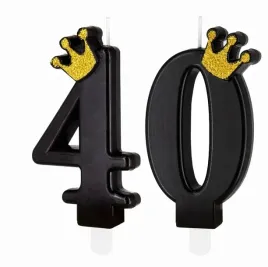 swieczka-urodzinowa-czarna-zlota-korona-liczba-40-urodziny-na-tort
