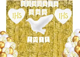 zestaw-balonow-pierwsza-komunia-swieta-zloty-bialy-baner-imie-dziecka-golab