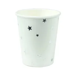 kubki-papierowe-220ml-6-szt-urodziny-biale-roczek-kubeczki-gwiazdki-srebrne