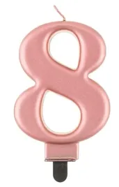 swieczka-urodzinowa-8-rozowe-zloto-tort-rose-gold