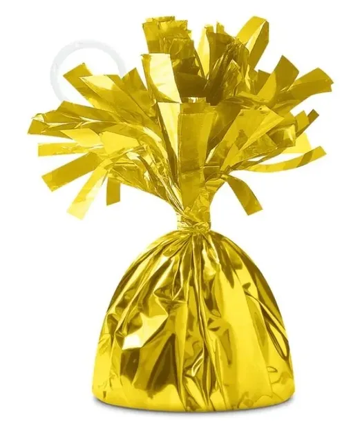 Obciążnik ciężarek do balonów z helem złoty 150g sylwester urodziny chrzest