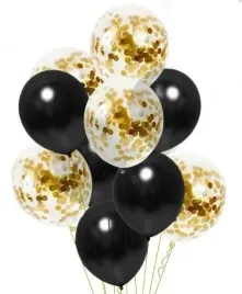 balony-duze-metaliczne-czarne-konfetti-zlote-10-szt-zestaw-balonow-wesele