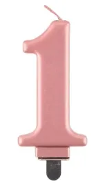 swieczka-urodzinowa-1-rozowe-zloto-na-tort-roczek-pierwsze-cyfra-jeden-rose