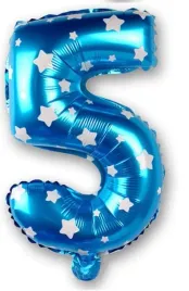 balon-foliowy-blekitny-cyfra-piec-5-urodziny-40cm