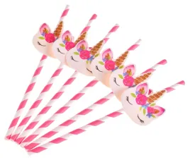 slomki-urodzinowe-jednorozec-unicorn-6szt-urodziny