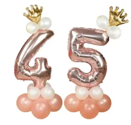 zestaw-balonow-urodziny-cyfra-45-rose-gold-korona-rozowe-zloto-urodzinowe