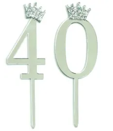 topper-toper-na-tort-urodziny-40-dekoracja-srebrny-czterdziestka-korona