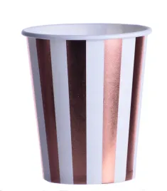 kubki-papierowe-party-250ml-6szt-paski-rose-gold