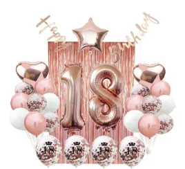 zestaw-balonow-18-urodziny-osiemnastka-rose-gold-balony-rozowe-zloto-baner