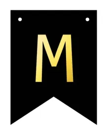 baner-czarno-zloty-diy-czarny-ze-zlota-litera-flagi-12-x-16-cm-litera-m