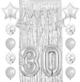 srebrny-zestaw-balony-30-urodziny-trzydziestka-26-szt-metaliczny-kurtyna
