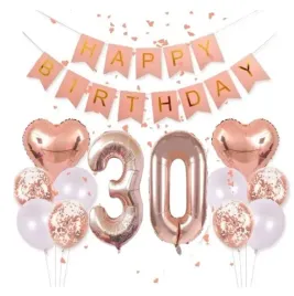 balony-na-urodziny-30-trzydzieste-rose-gold-serce-konfetti-roz-hel-baner