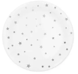 talerzyki-biale-papierowe-8-szt-18-cm-urodziny-srebrne-gwiazdki-swieta