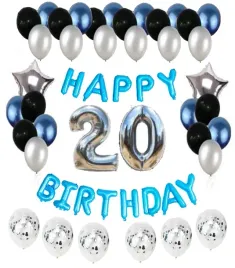 zestaw-balony-20-urodziny-dwudziestka-srebrne-czarne-balonow-konfetti