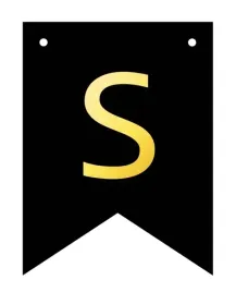 baner-czarno-zloty-diy-czarny-ze-zlota-litera-flagi-12-x-16-cm-litera-s