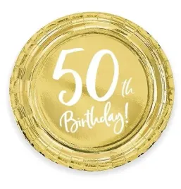 talerzyki-papierowe-zlote-zestaw-6-szt-z-nadrukiem-na-50-urodziny-18-cm