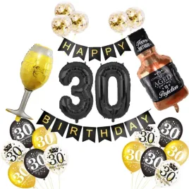zestaw-balony-30-urodziny-trzydziestka-whisky-kieliszek-baner-konfetti
