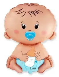 balon-foliowy-bobas-boy-33-cm-baby-shower-roczek-chrzest-chlopiec-chlopczyk