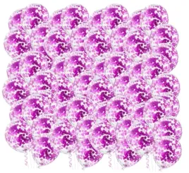 balony-duze-przezroczyste-fioletowe-konfetti-100-szt-chrzest-urodziny-party