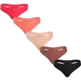 calvin-klein-stringi-damskie-majtki-thong-5pk-wielokolorowe-r-xs