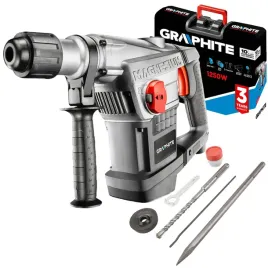 graphite-mlot-udarowy-elektryczny-sds-max-1250w-kujacy-walizka-58g874-dluta