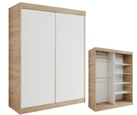 szafa-przesuwna-2-drzwiowa-140-x-205-cm-dab-sonoma-bialy-szybka-wysylka