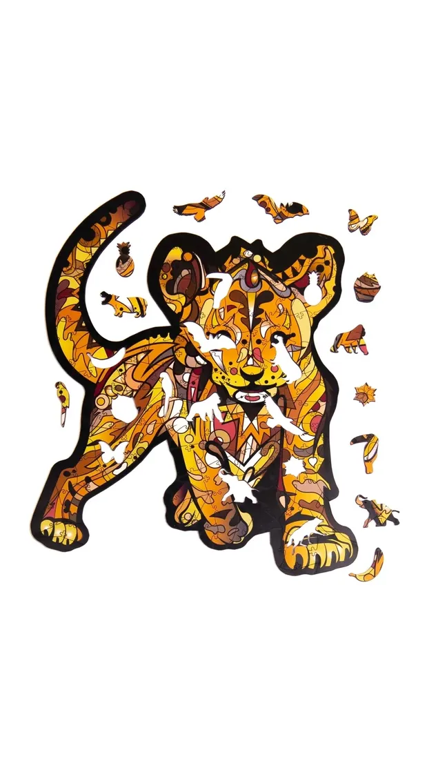 puzzle-drewniane-eco-simba-a3-stan-nowy