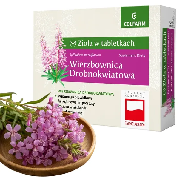 Colfarm Wierzbownica Drobnokwiatowa 60 tab. Data przydatności: 31.07.2028 r