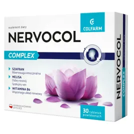 nervocol-complex-colfarm-30-tabletek-data-przydatnosci-31-12-2027-r