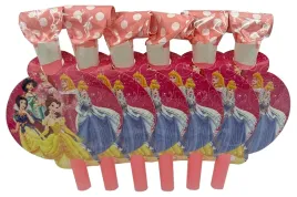 trabki-gwizdki-rozowe-kolorowe-ksiezniczki-sniezka-kopciuszek-bella-6-szt