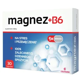 suplement-diety-colfarm-magnez-b6-30-kapsulek-zestaw-5-sztuk