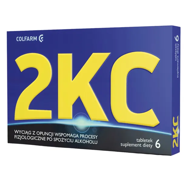 Suplement diety Colfarm 2KC, 6 tabletek, Zestaw 18 sztuk