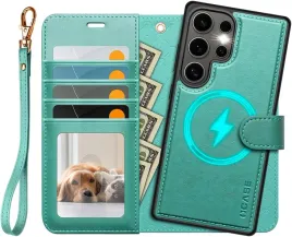 ocase-etui-skorzane-magsafe-do-samsung-galaxy-s25-ultra-2w1-mietowe-pasek