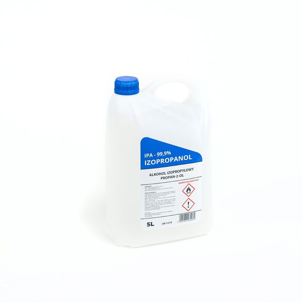 ALKOHOL IZOPROPYLOWY IPA 99,9% CZYSTY 5L.