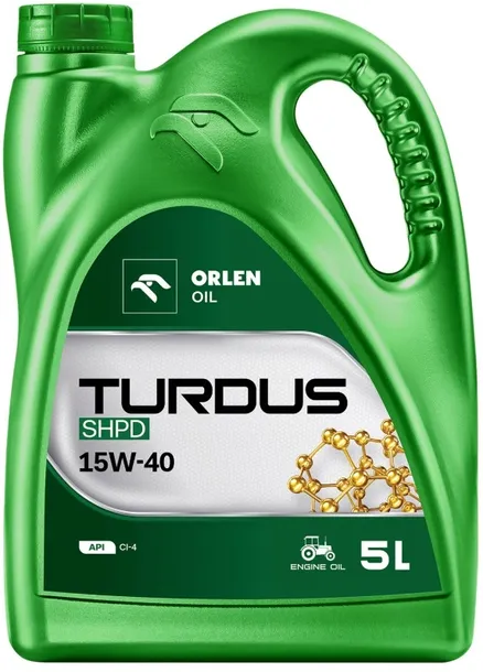 Orlen Turdus Shpd 15W40 5L Olej Silnikowy Turdus