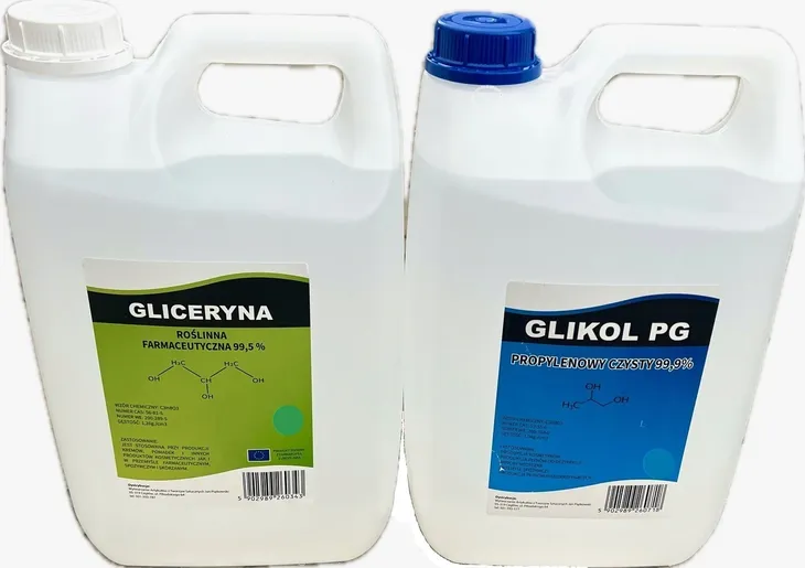 ZESTAW GLICERYNA 99,5% PLUS GLIKOL PROPYLENOWY 99,9% 10L.