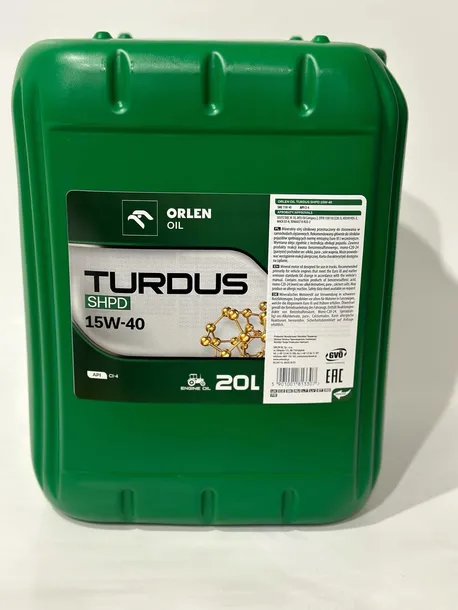 TURDUS SHPD 15W40 20L ORLEN OLEJ SILNIKOWY