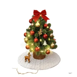 lanpn-pluszowy-dywanik-swiateczny-40-cm-bezowy