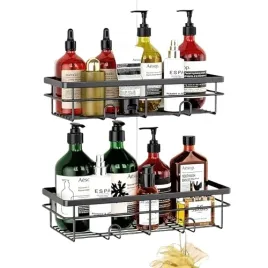 uamector-caddy-prysznicowy-bez-wiercenia-czarny-2-szt