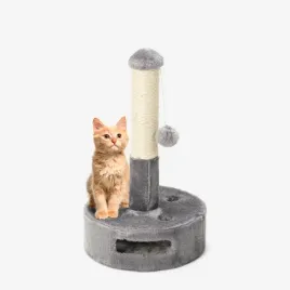 drapak-kota-legowisko-sizal-50cm-pileczka-szary