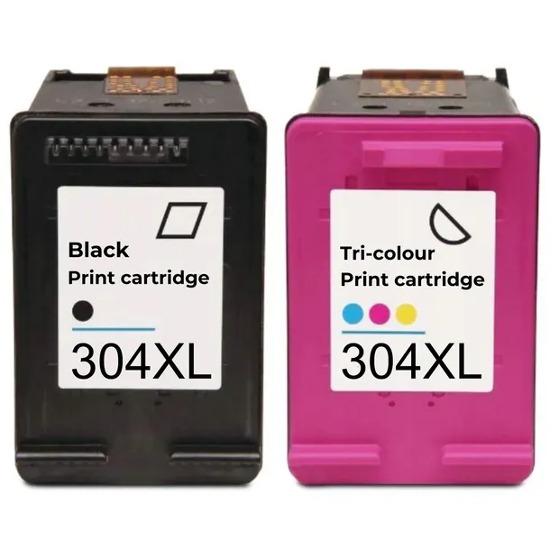 Tusze do HP 304 XL WIĘCEJ TUSZU zestaw