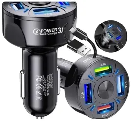 energiczna-szybka-ladowarka-samochodowa-4x-usb-pd-qc-3-0-solidny-kabel