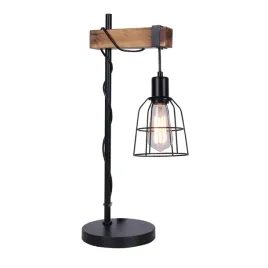 lampa-stolowa-nocna-industrialna-drewniana-czarna-druciany-klosz-italux