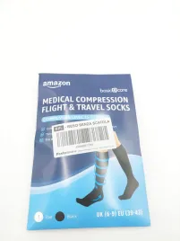 healthcare-by-amazon-skarpety-uciskowe-podrozne-czarne-39-43